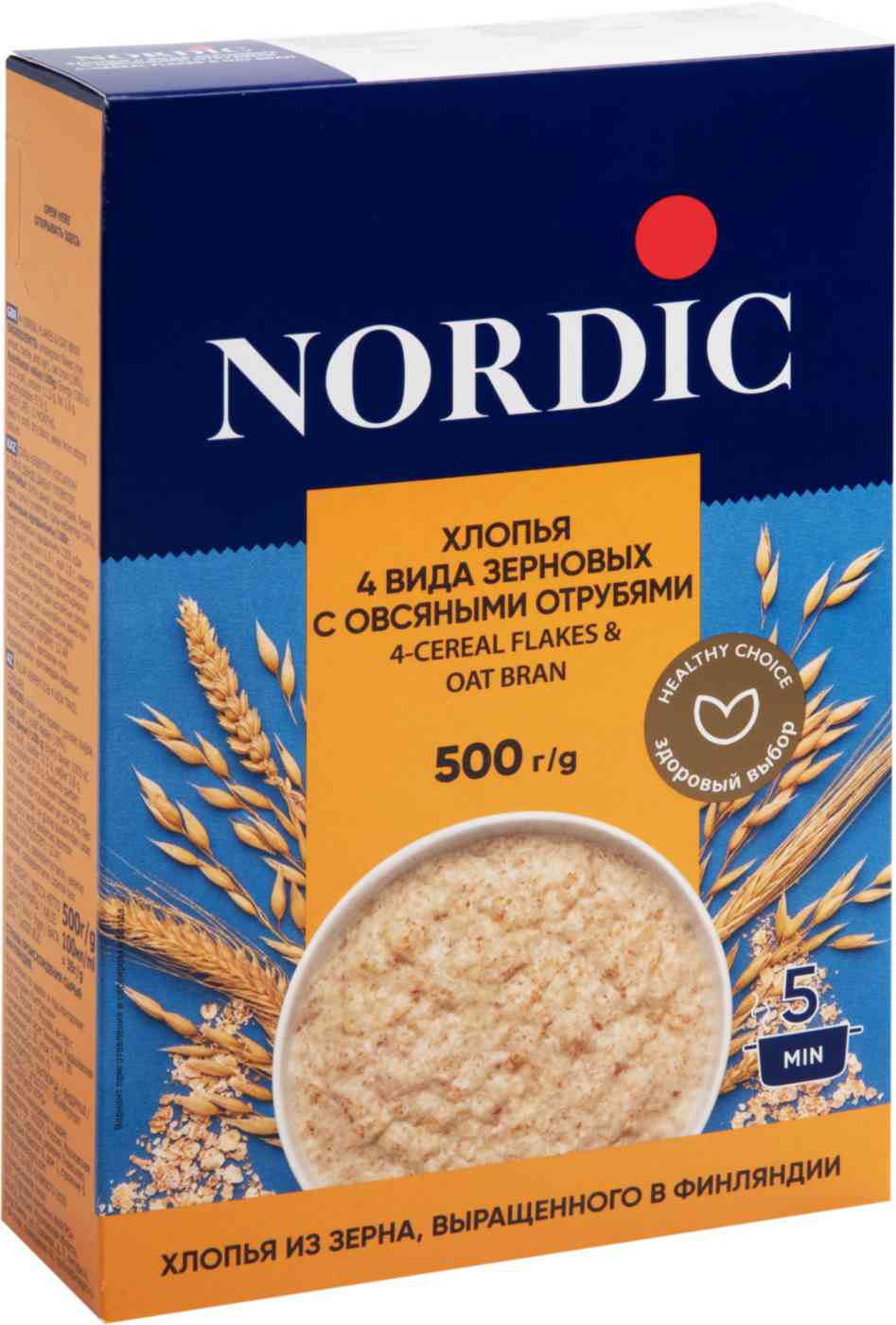 

Хлопья 4 вида зерновых Nordic