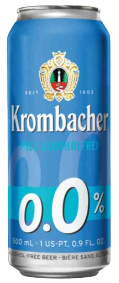 Пиво безалкогольное Krombacher Pils светлое фильтрованное