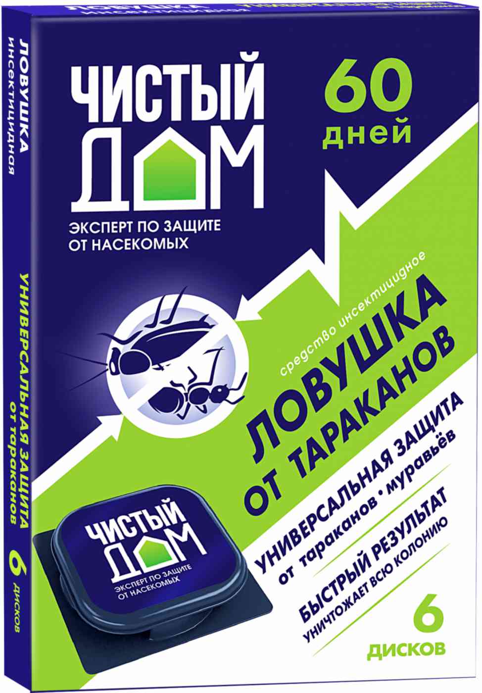 

Ловушка от тараканов и муравьев Чистый дом