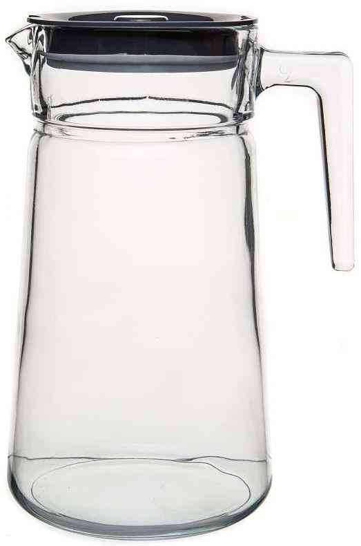 

Кувшин стеклянный с пластиковой крышкой Сити