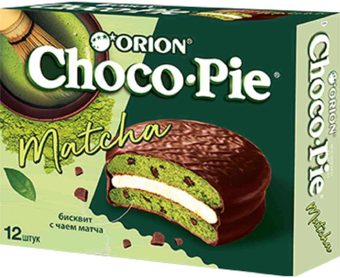 Мучное кондитерское изделие Orion  Choco Pie Матча