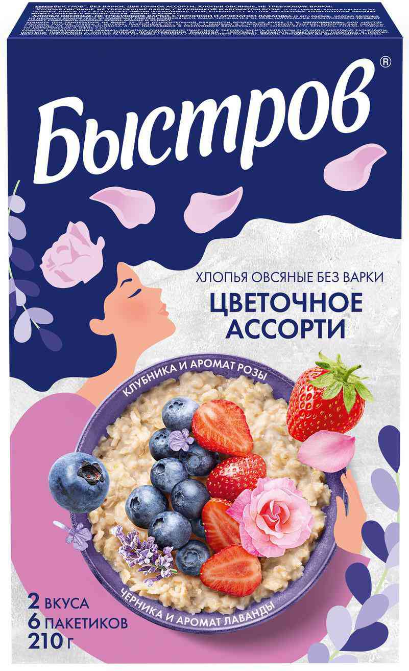 

Хлопья овсяные Быстров