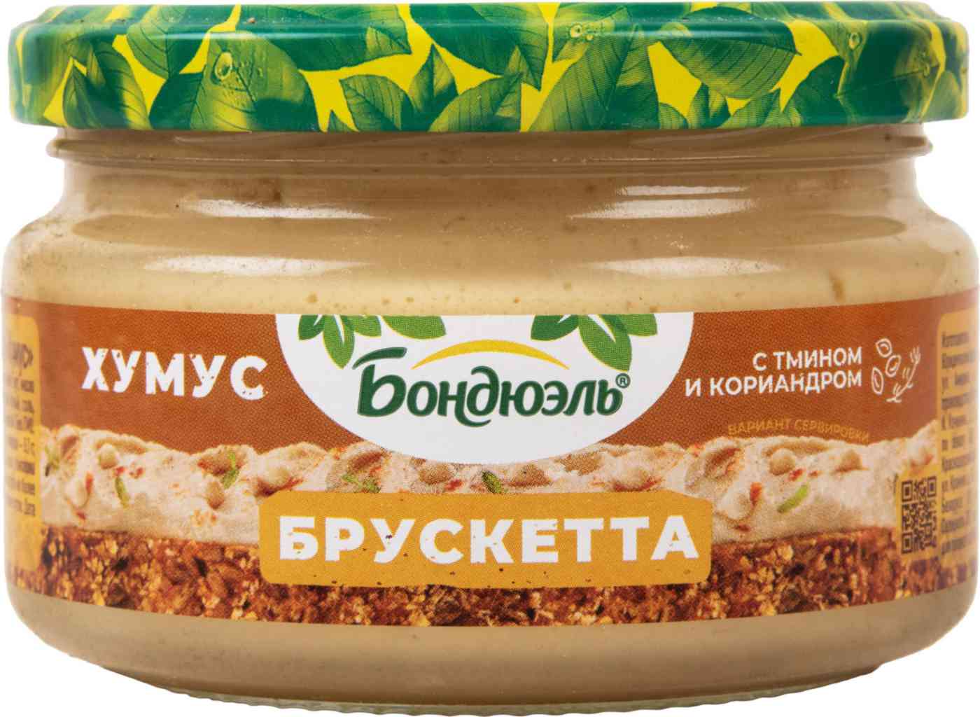 

Брускетта из нута Бондюэль Хумус