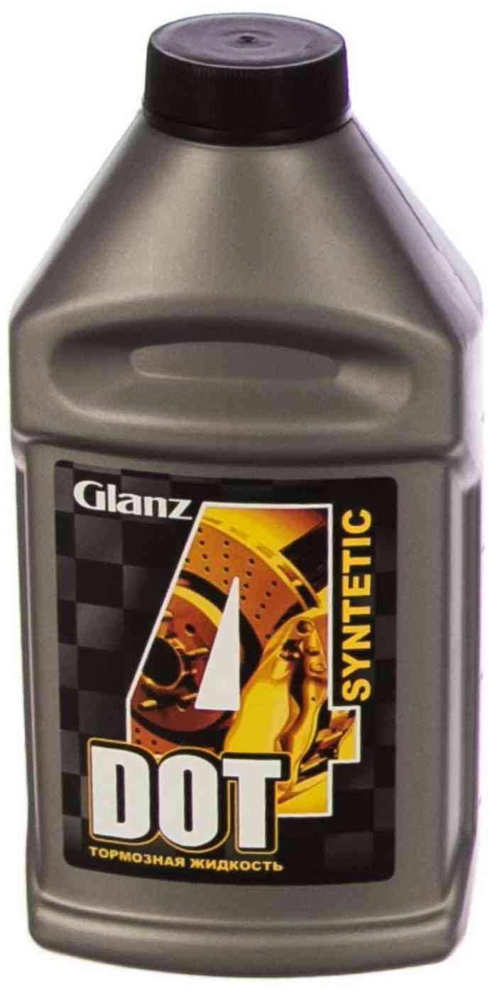 Тормозная жидкость Glanz Syntetic DOT-4
