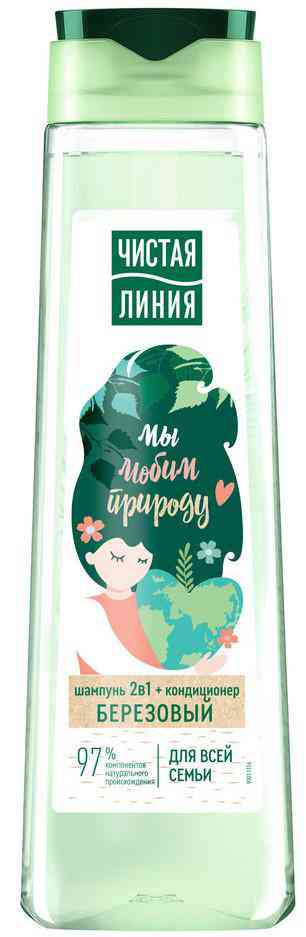 Шампунь-кондиционер 2в1 для всех типов волос Чистая Линия березовый 158₽