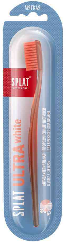 

Зубная щетка Splat Professional Ultra White Soft, цвет в ассортименте