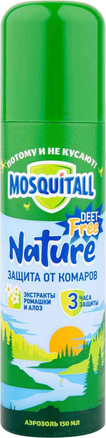 

Аэрозоль от комаров Mosquitall