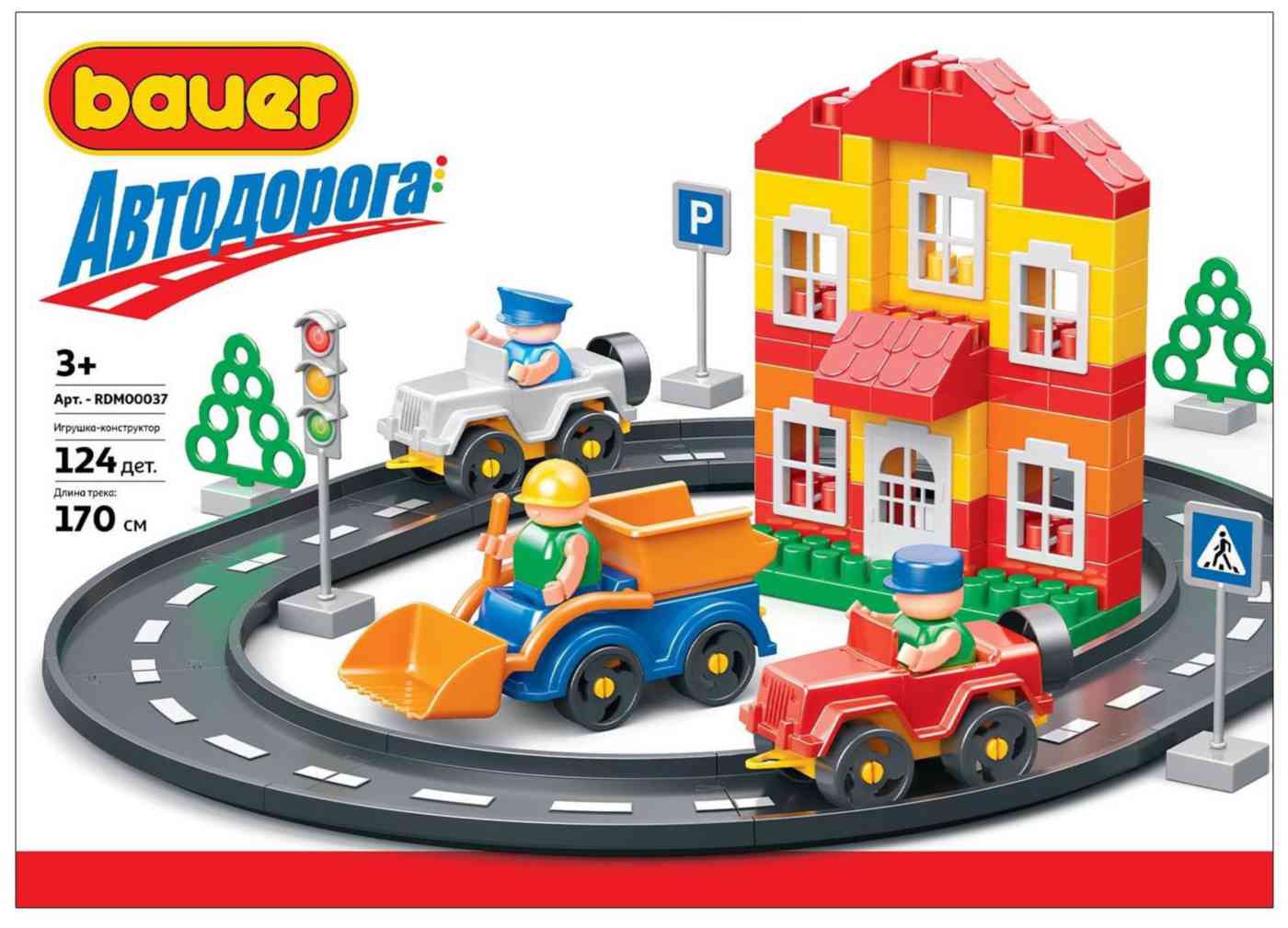 Конструктор Bauer Автодорога 3+