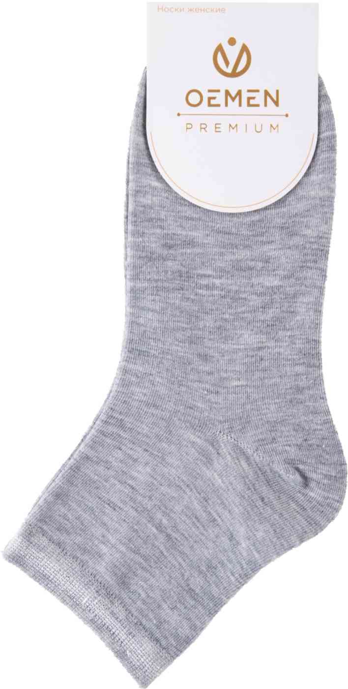 

Носки женские, цвет серый меланж