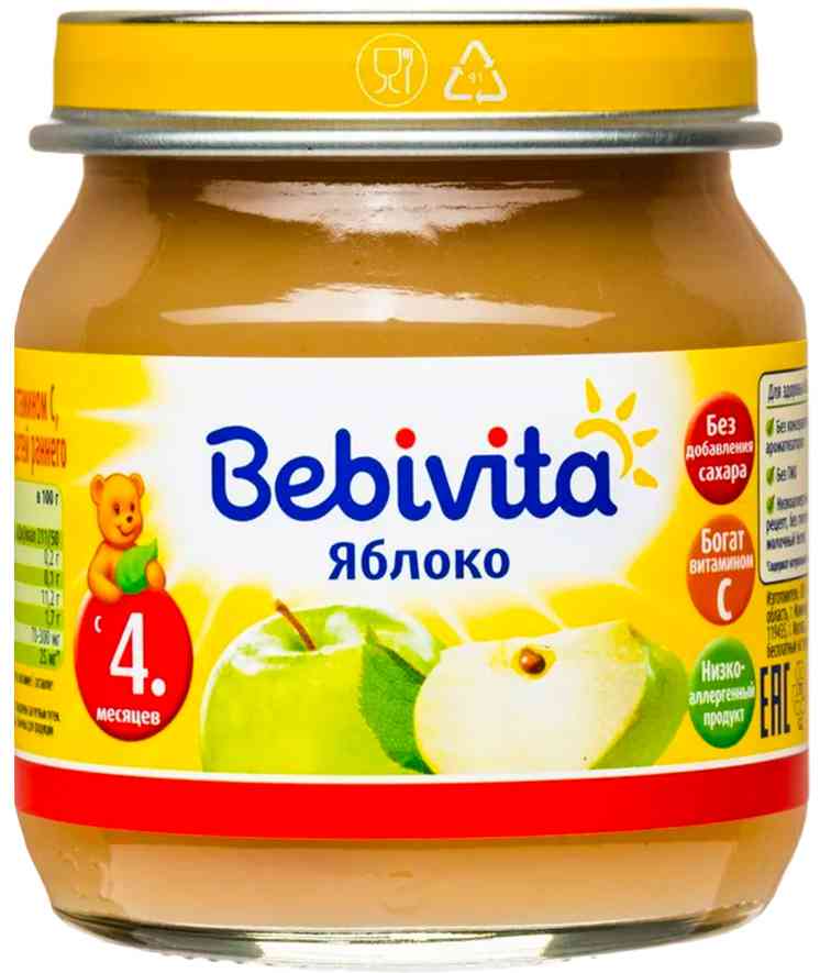 Пюре фруктовое Bebivita