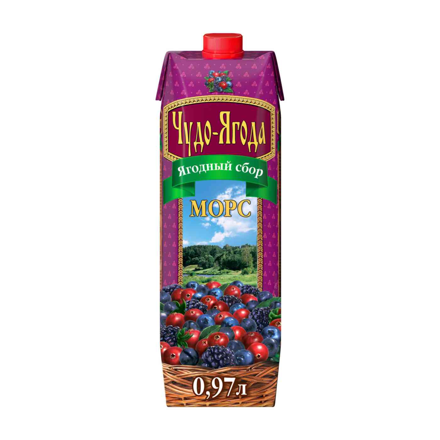 Морс Чудо-Ягода Ягодный сбор клюквы черники и ежевики 303₽