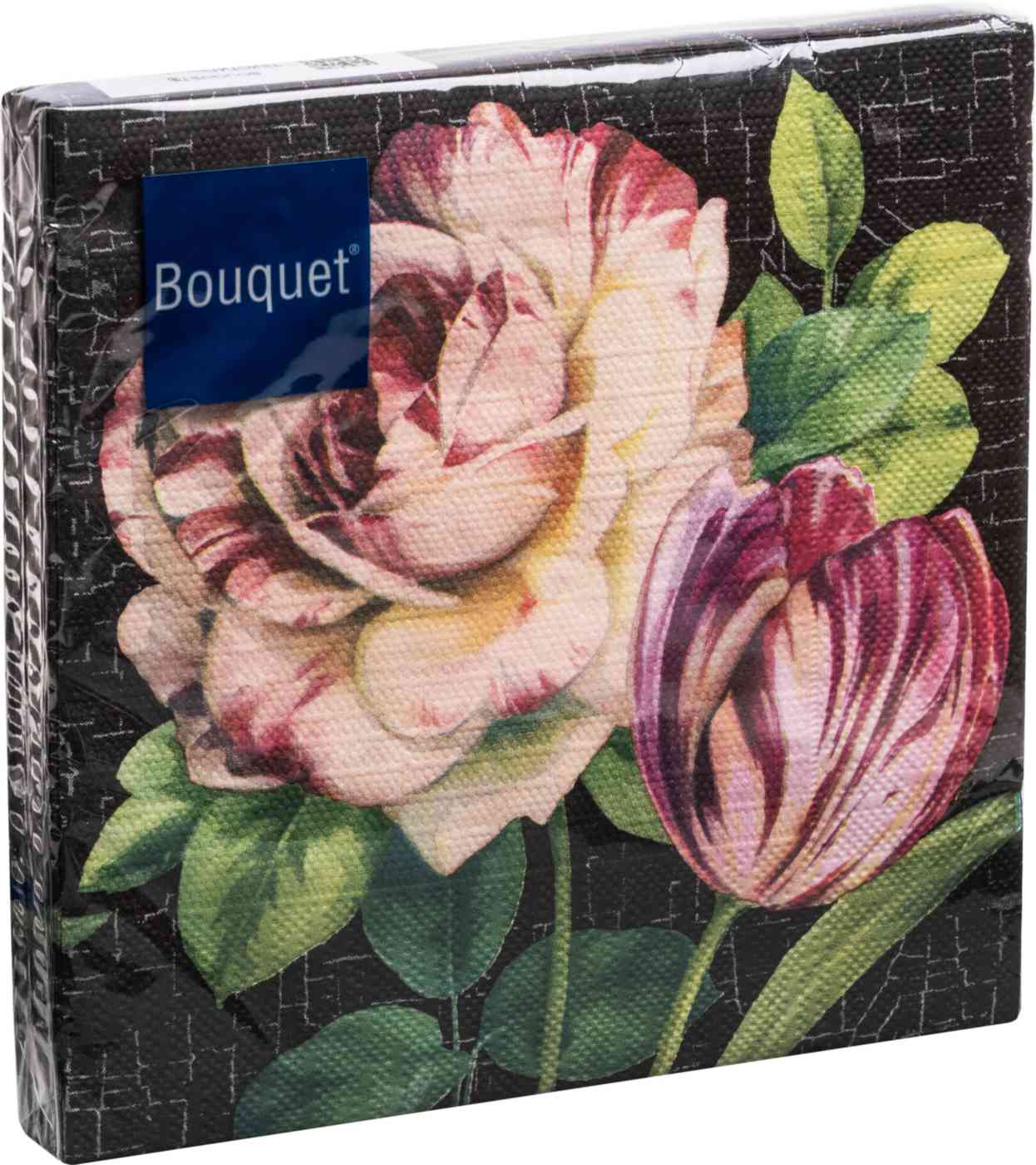 Салфетки бумажные Bouquet Винтажные цветы