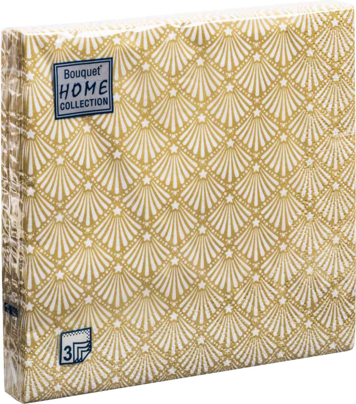 Салфетки бумажные Bouquet Home Collection Золотой веер