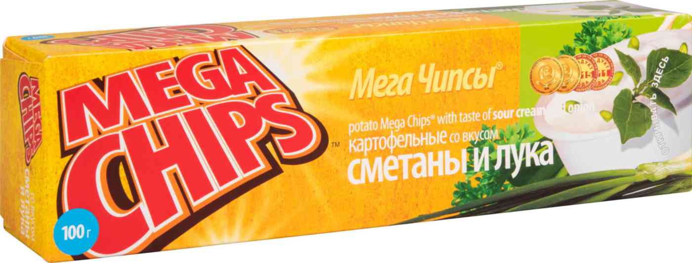 Мегачипсы картофельные Mega Chips