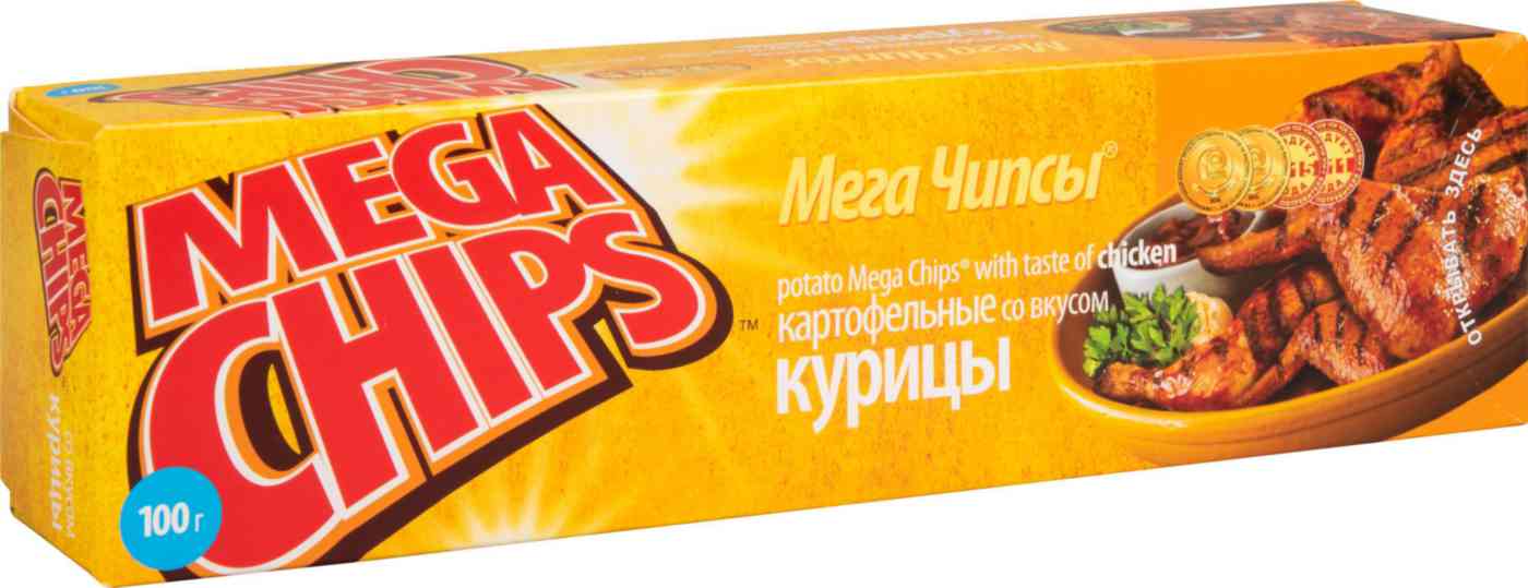 Мегачипсы картофельные Mega Chips