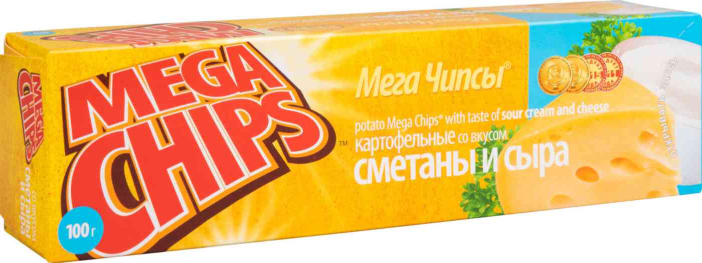 Мега чипсы картофельные Mega Chips