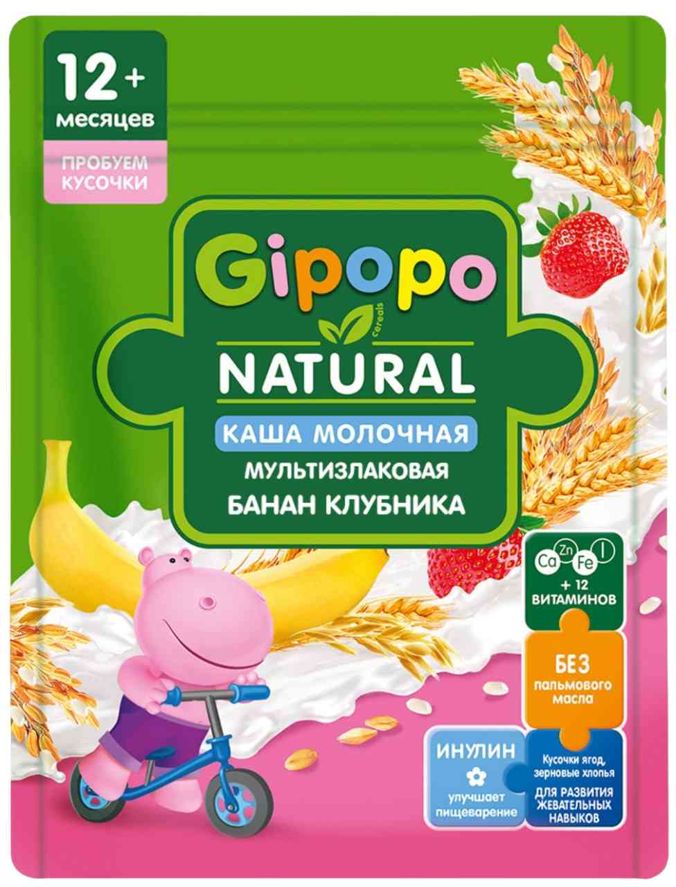 Каша молочная мультизлаковая Gipopo 159₽