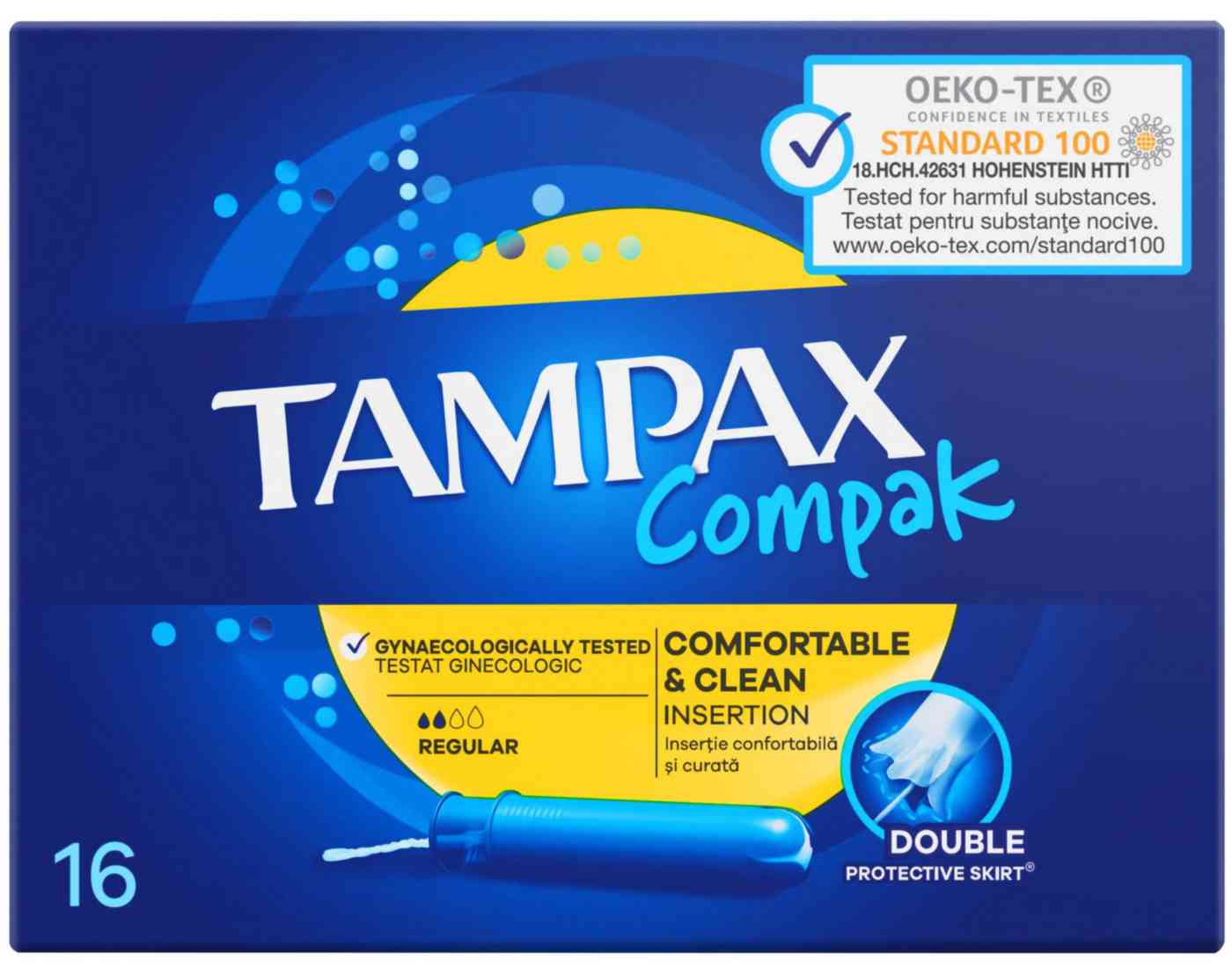 

Тампоны Tampax Compak Regular