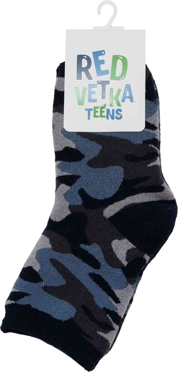 

Носки детские Махровые, теплые, камуфляж, синие