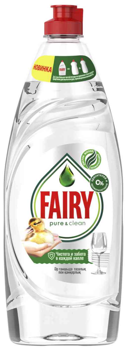 

Гель для мытья посуды Fairy Pure & Clean