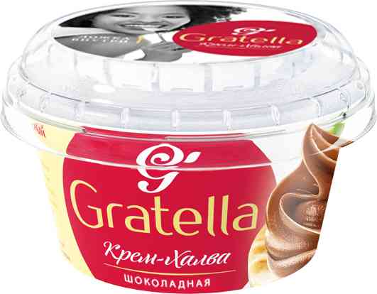 Крем-халва Gratella шоколадная