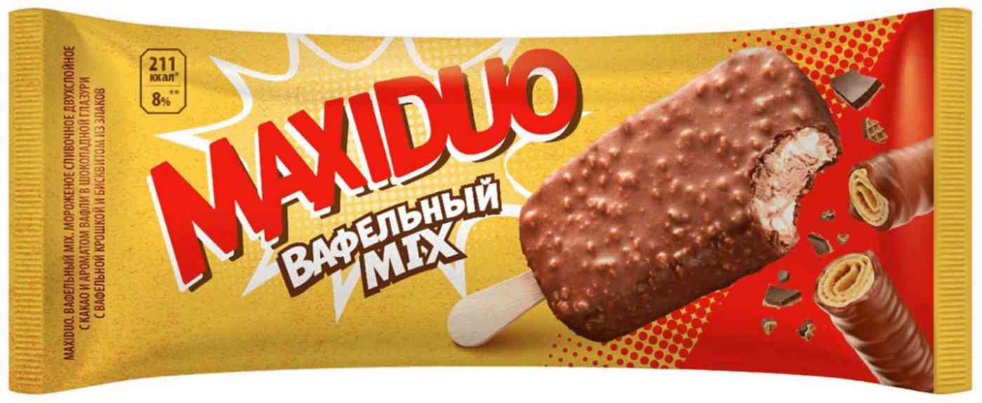 Мороженое сливочное Maxiduo