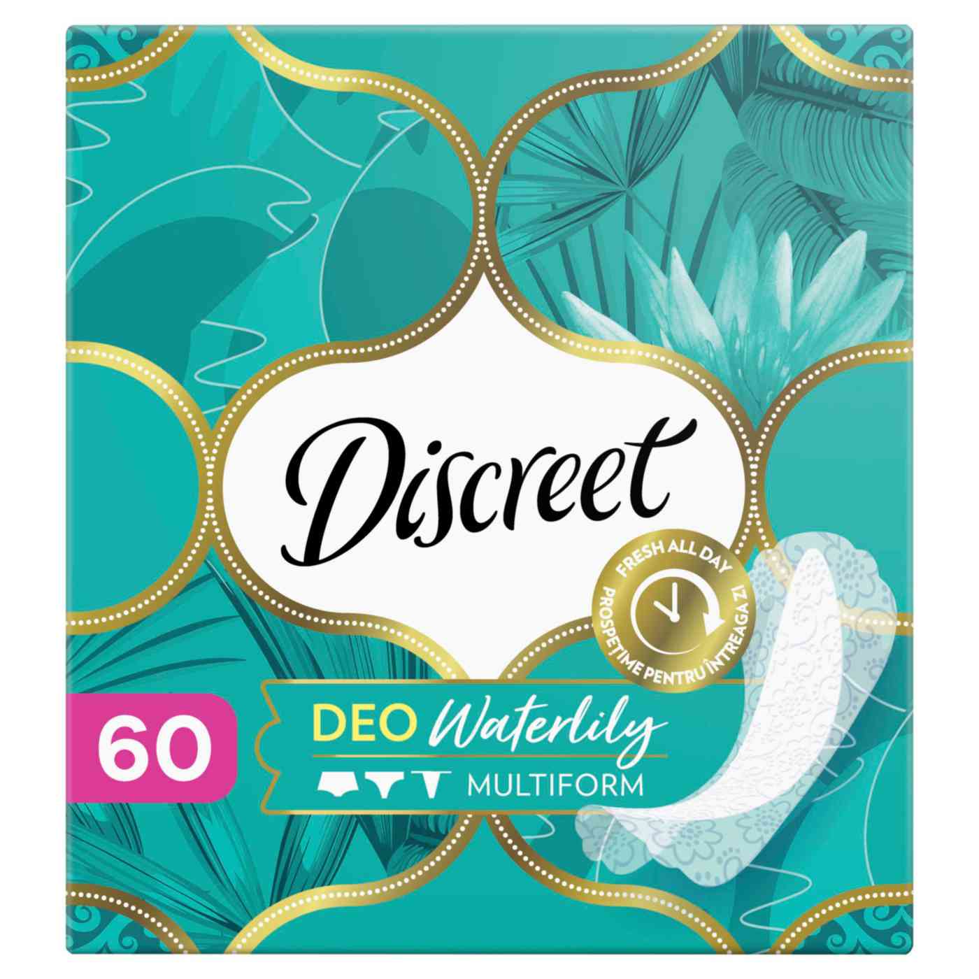

Прокладки ежедневные Discreet Deo Water Lily multiform