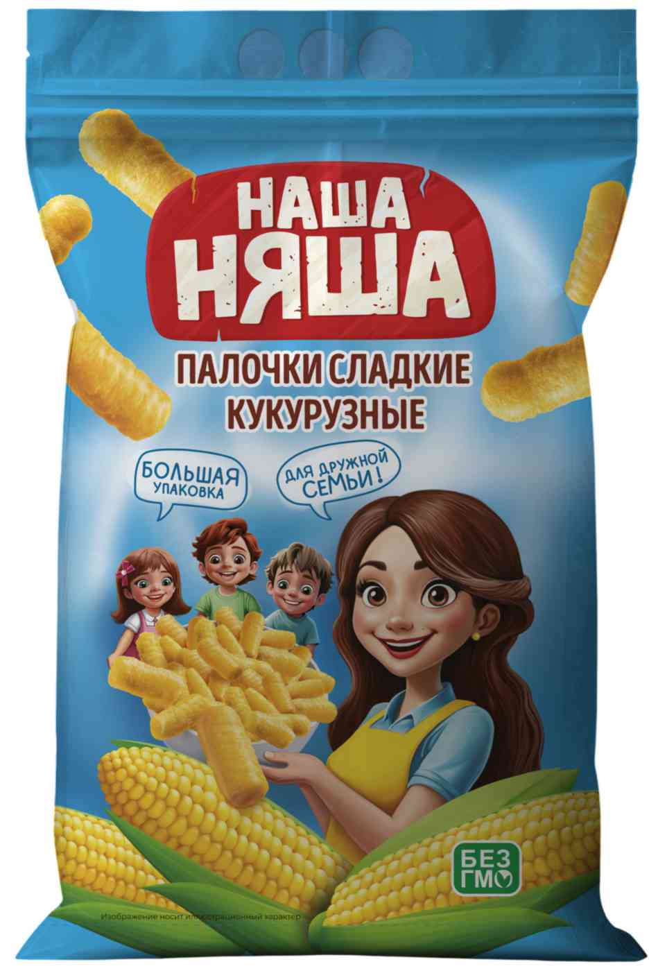 

Кукурузные палочки Наша Няша сладкие