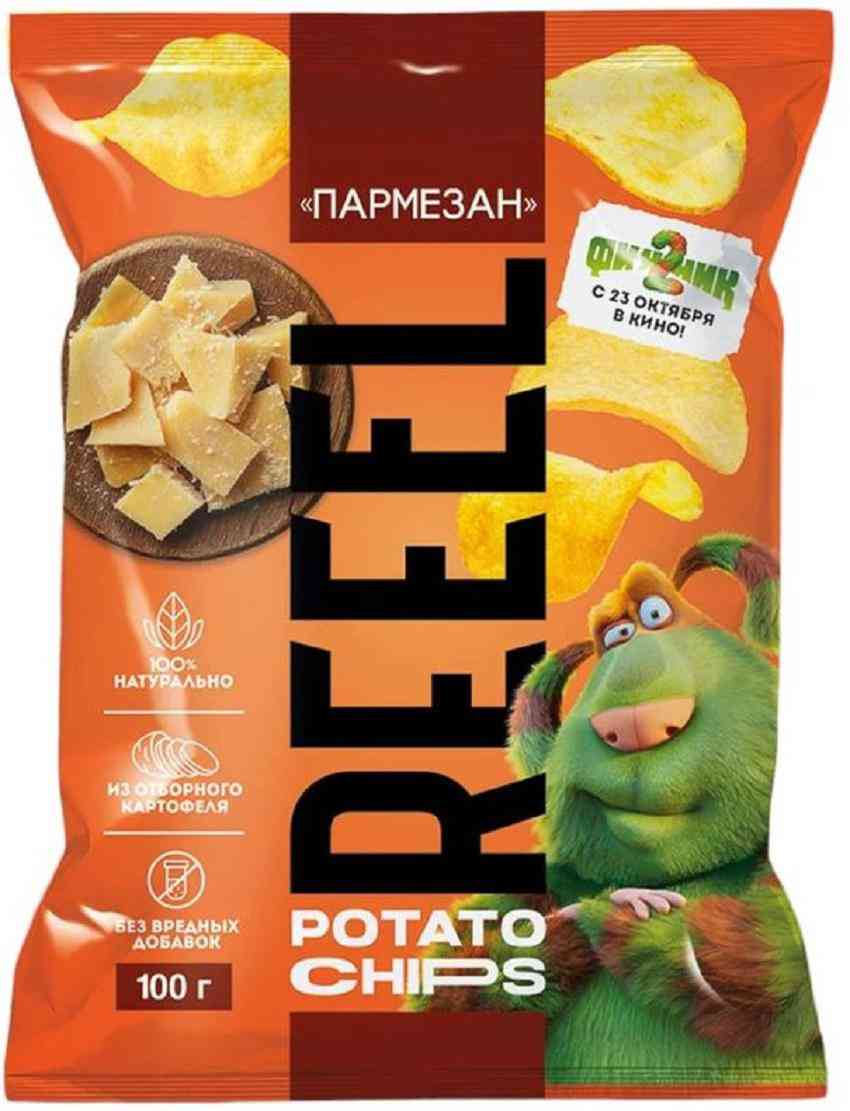 Чипсы картофельные Reeel Пармезан