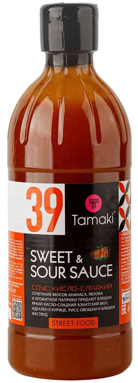 

Соус Tamaki кисло-сладкий