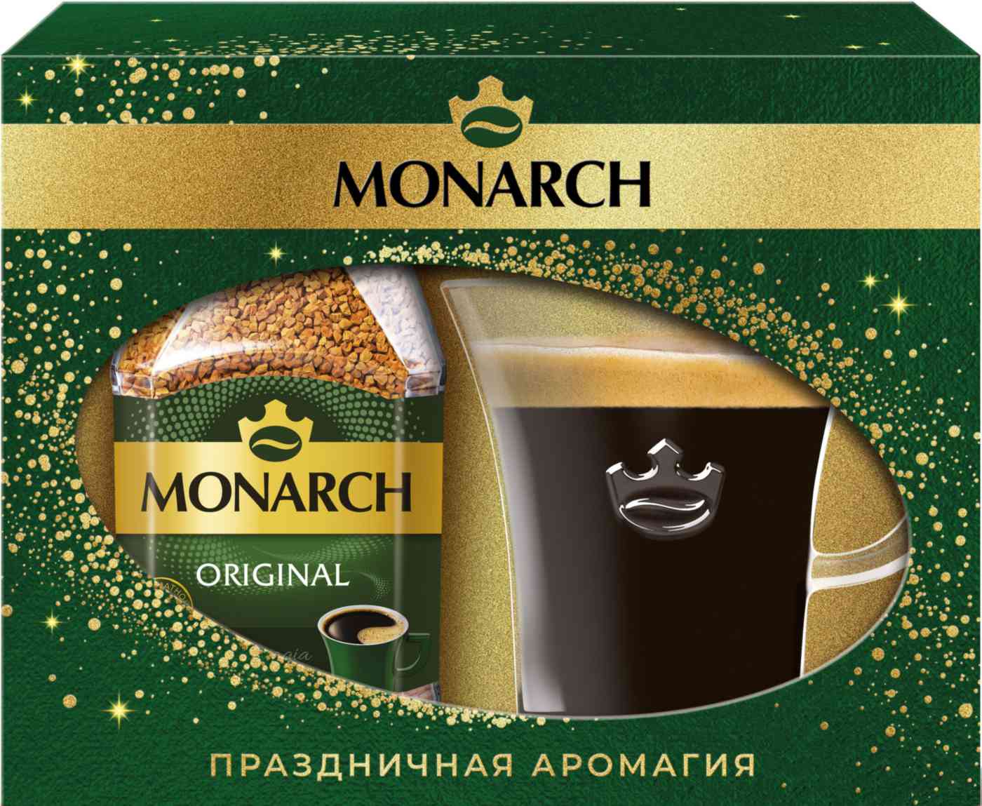 

Кофе растворимый Монарх Original 95 гр + чашка