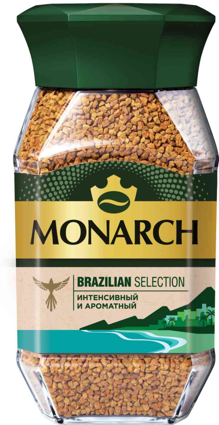 

Кофе растворимый сублимированный Монарх Brazilian Selection