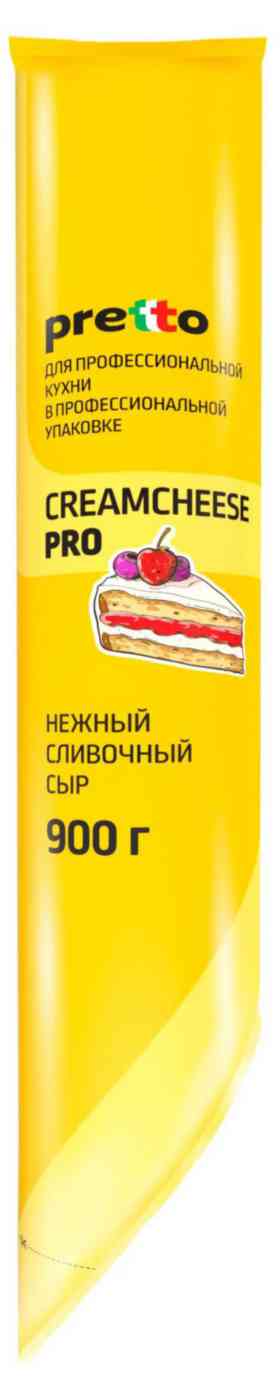 Сыр мягкий сливочный Кремчиз Про Pretto в кулинарном пакете 60%