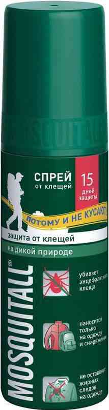 

Спрей от клещей Mosquitall