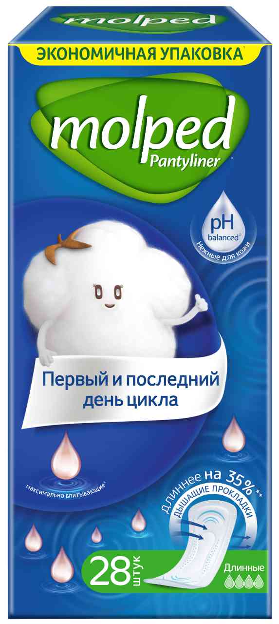 

Прокладки ежедневные Molped
