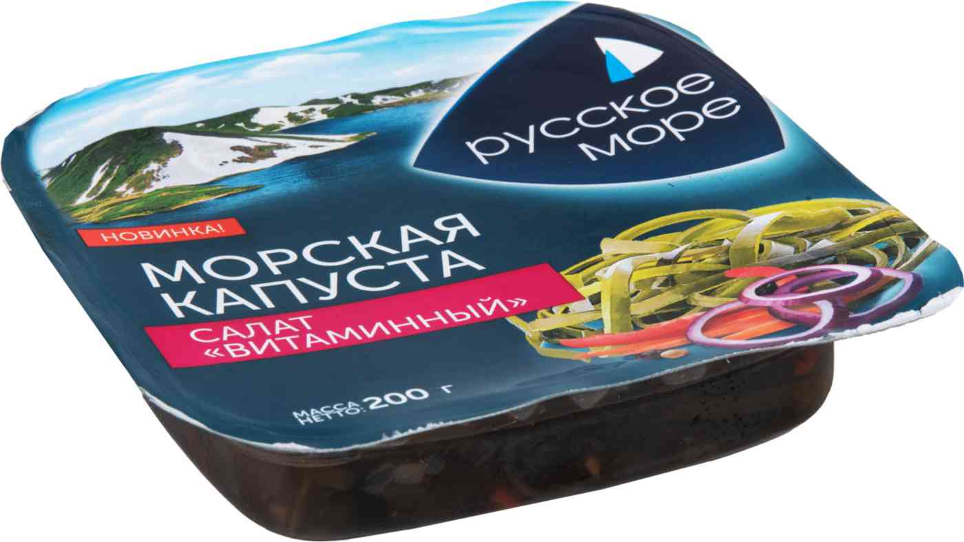 Салат из морской капуты  Русское море