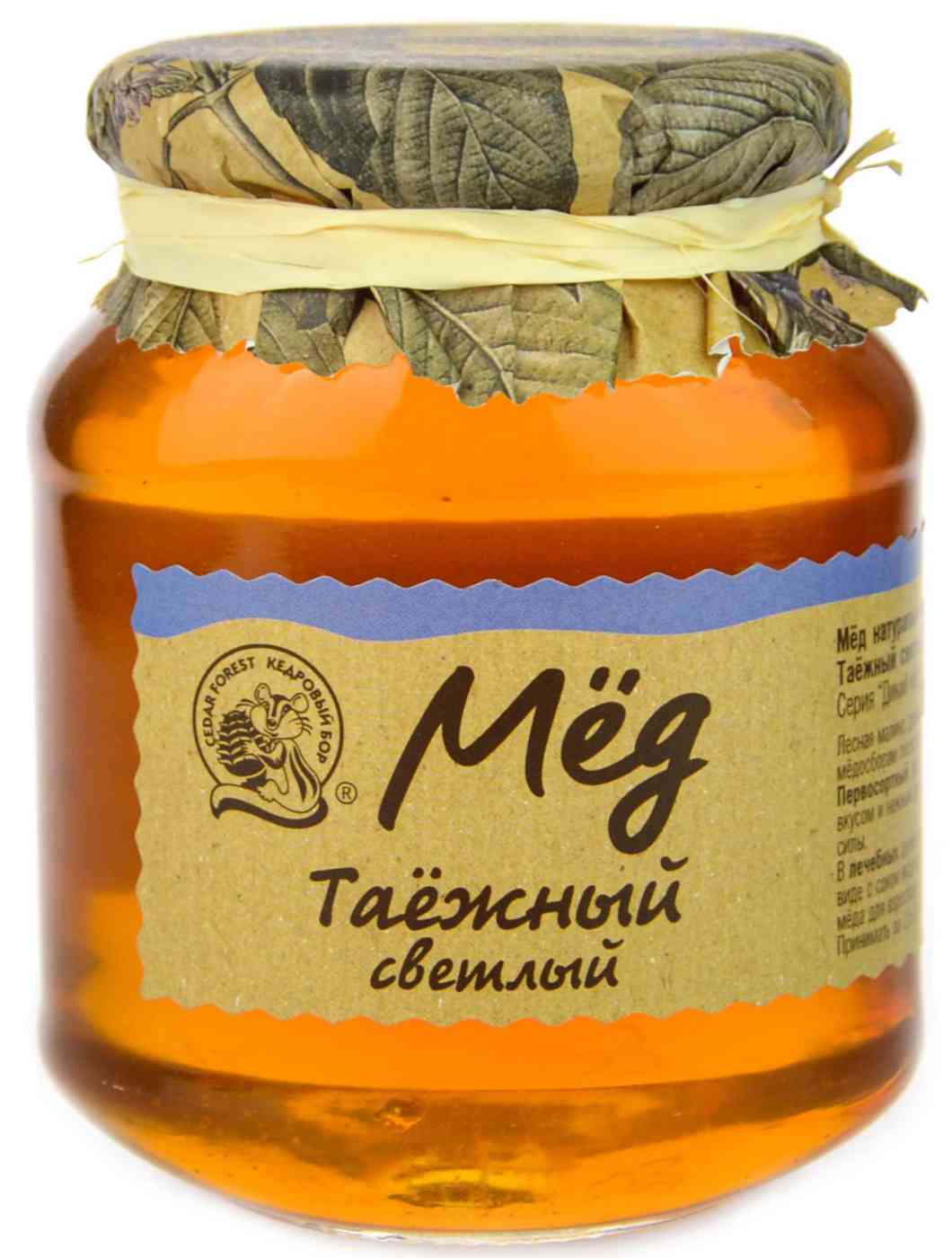 

Мед Кедровый бор Таежный светлый