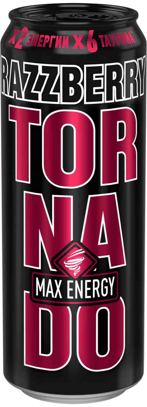 

Энергетический напиток Tornado Малина