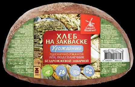 

Хлеб на закваске Хлебное местечко Урожайный