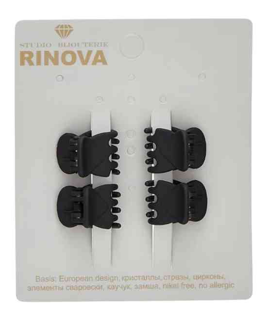 

Краб для волос малый Rinova черный 1,5см