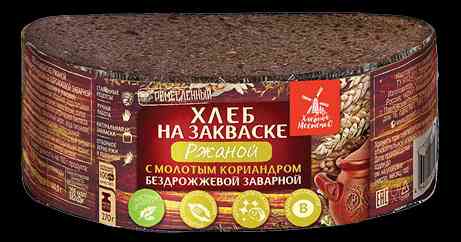 

Хлеб ржаной Хлебное местечко с молотым кориандром