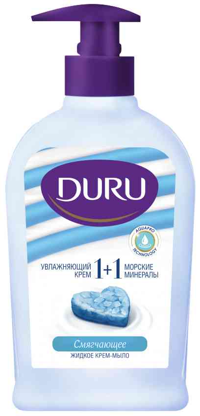 Мыло жидкое Duru 1+1 Морские минералы, 300 мл