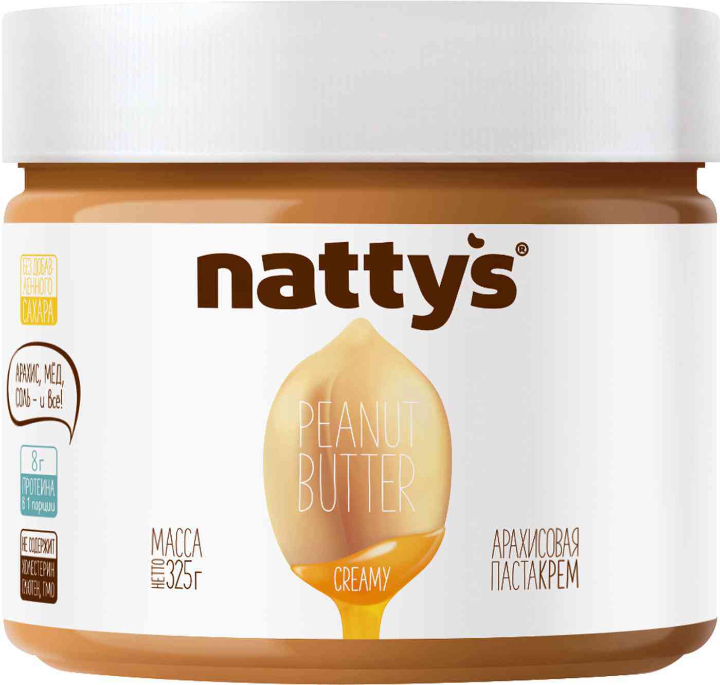 

Паста-крем арахисовая Nattys
