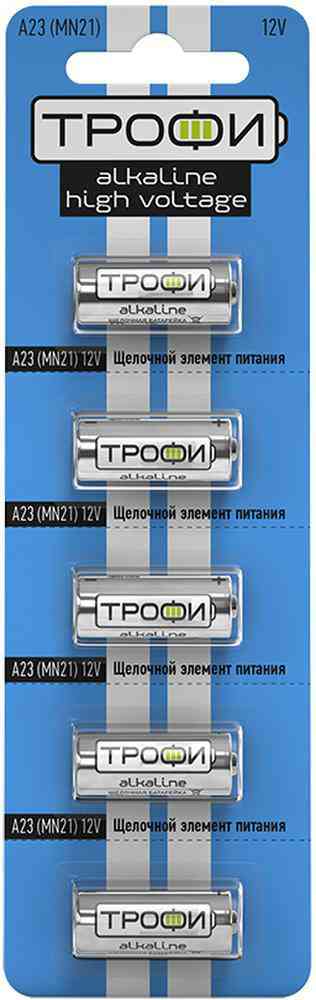 Батарейки алкалиновые Трофи