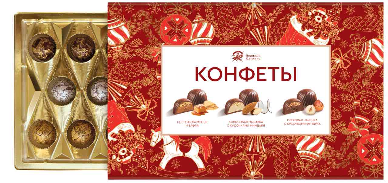 

Набор конфет Верность качеству ассорти