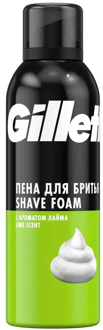 

Пена для бритья Gillette с ароматом лайма