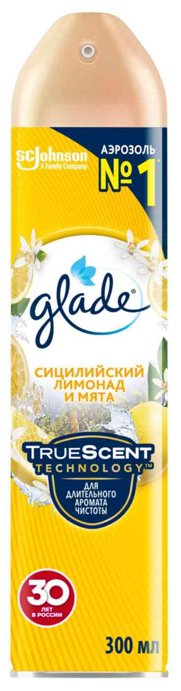 

Освежитель воздуха Glade Сицилийский лимонад и мята