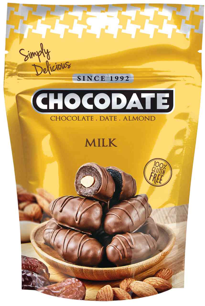 Конфеты Chocodate Финики с миндалем в молочном шоколаде
