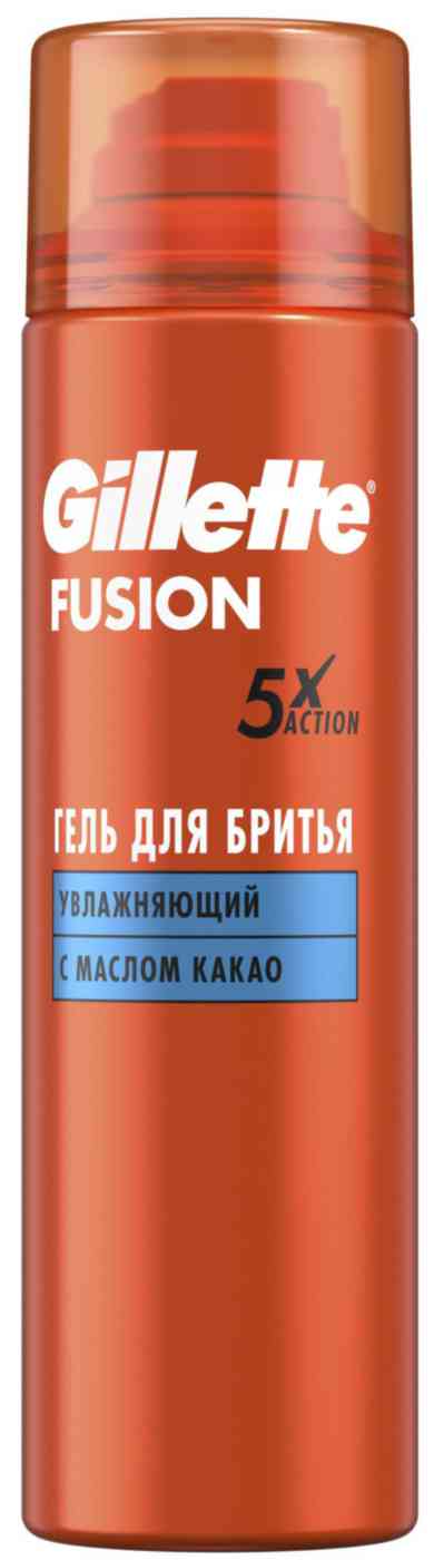 

Гель для бритья увлажняющий Gillette Fusion5 с маслом какао