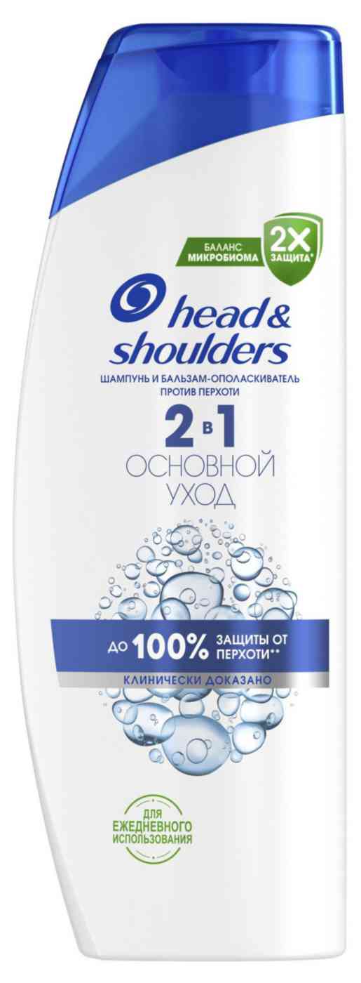 

Шампунь и бальзам-ополаскиватель против перхоти 2в1 Head & Shoulders основной уход